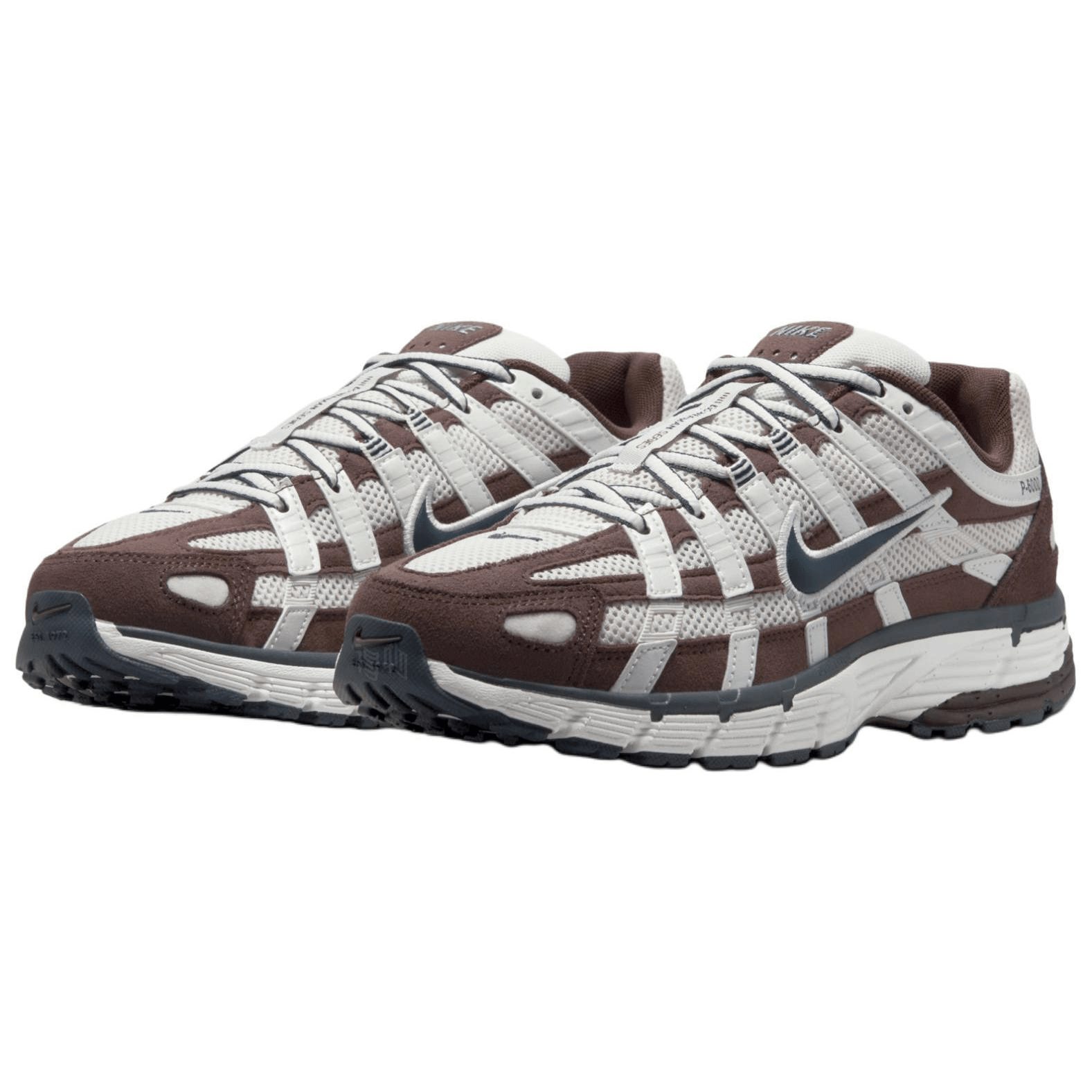 Nike P-6000 Brown White — фото 9