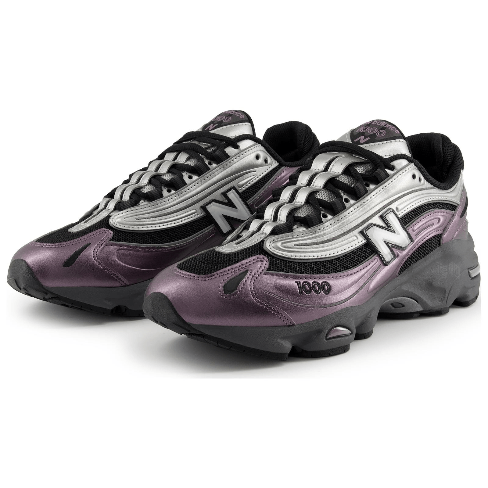 New Balance 1000 Black Purple — фото 9