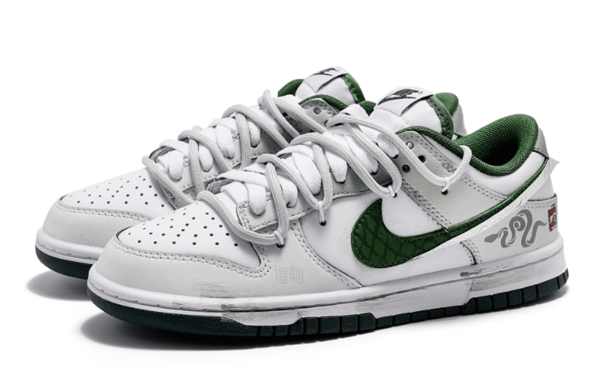 Nike Dunk CNY White Green — фото 8