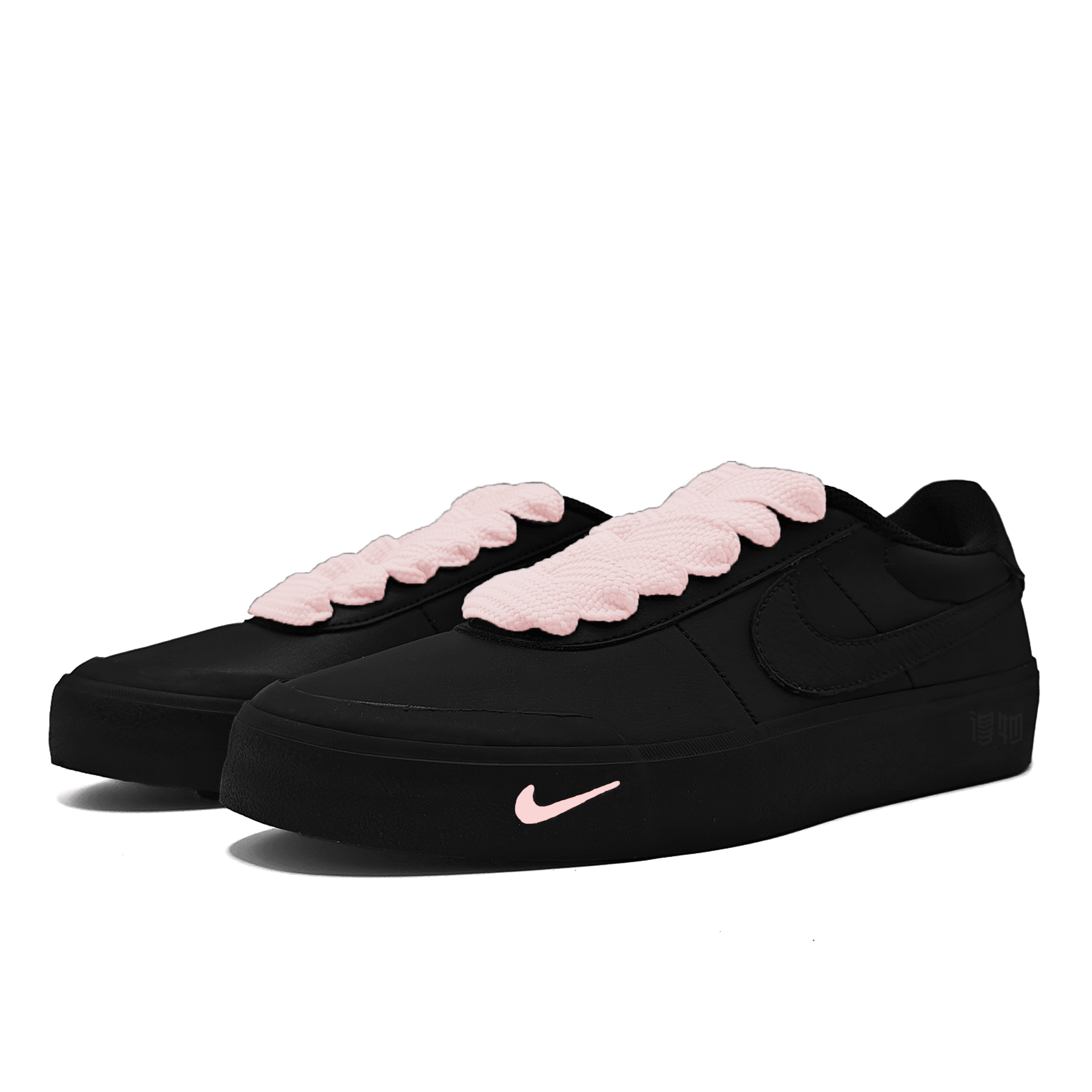 Nike Court Shot Black Pink — фото 8
