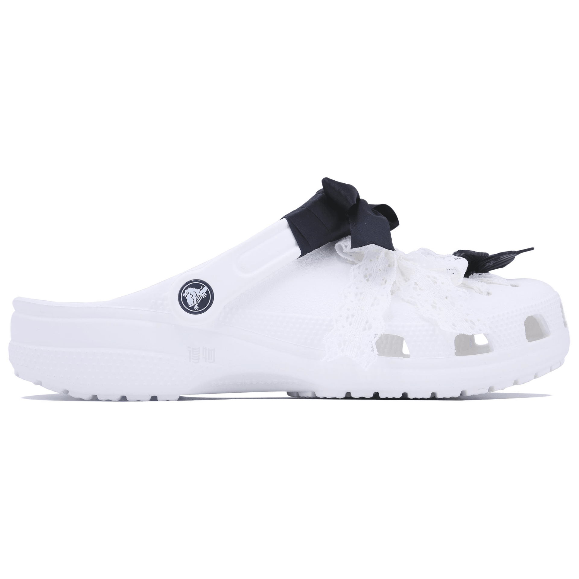 Crocs Classic Clog White Black — фото 10