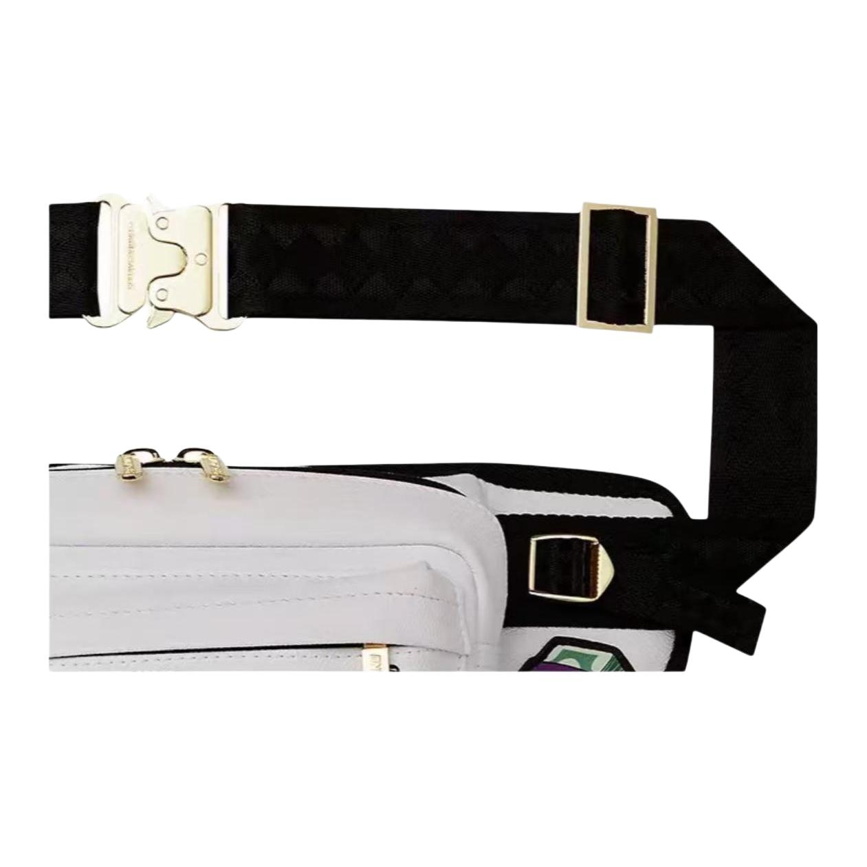 Sprayground White PVC Waist Bag — фото 5
