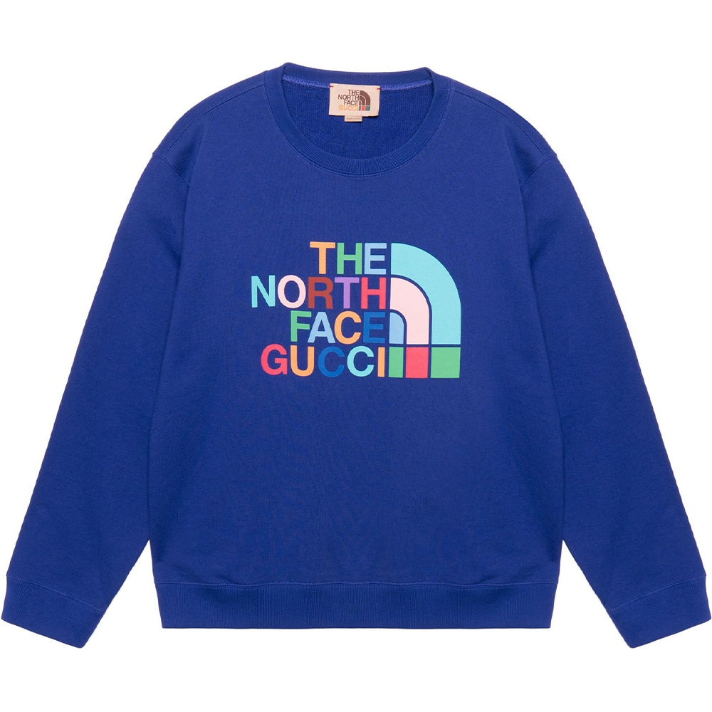GUCCI/古驰 GUCCI x The North Face FW22 Blue Sweatshirt