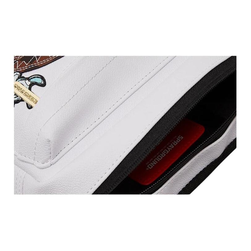 Sprayground White PVC Waist Bag — фото 4