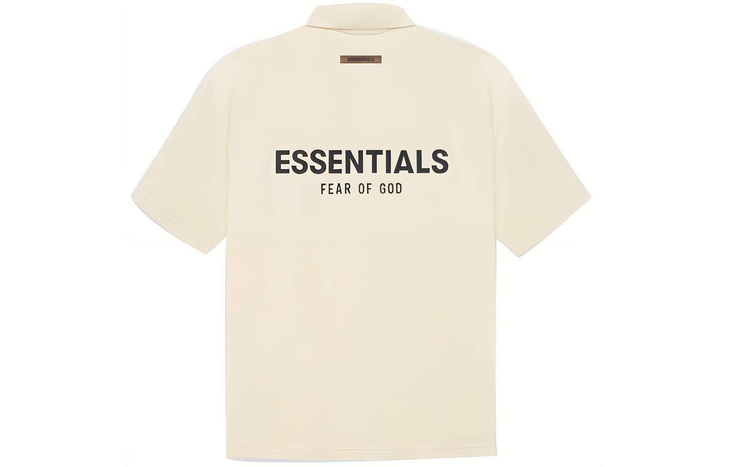 Fear of God Essentials SS21 Short Sleeve Polo Buttercream/Cream