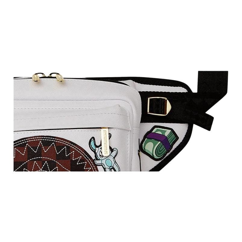Sprayground White PVC Waist Bag — фото 3