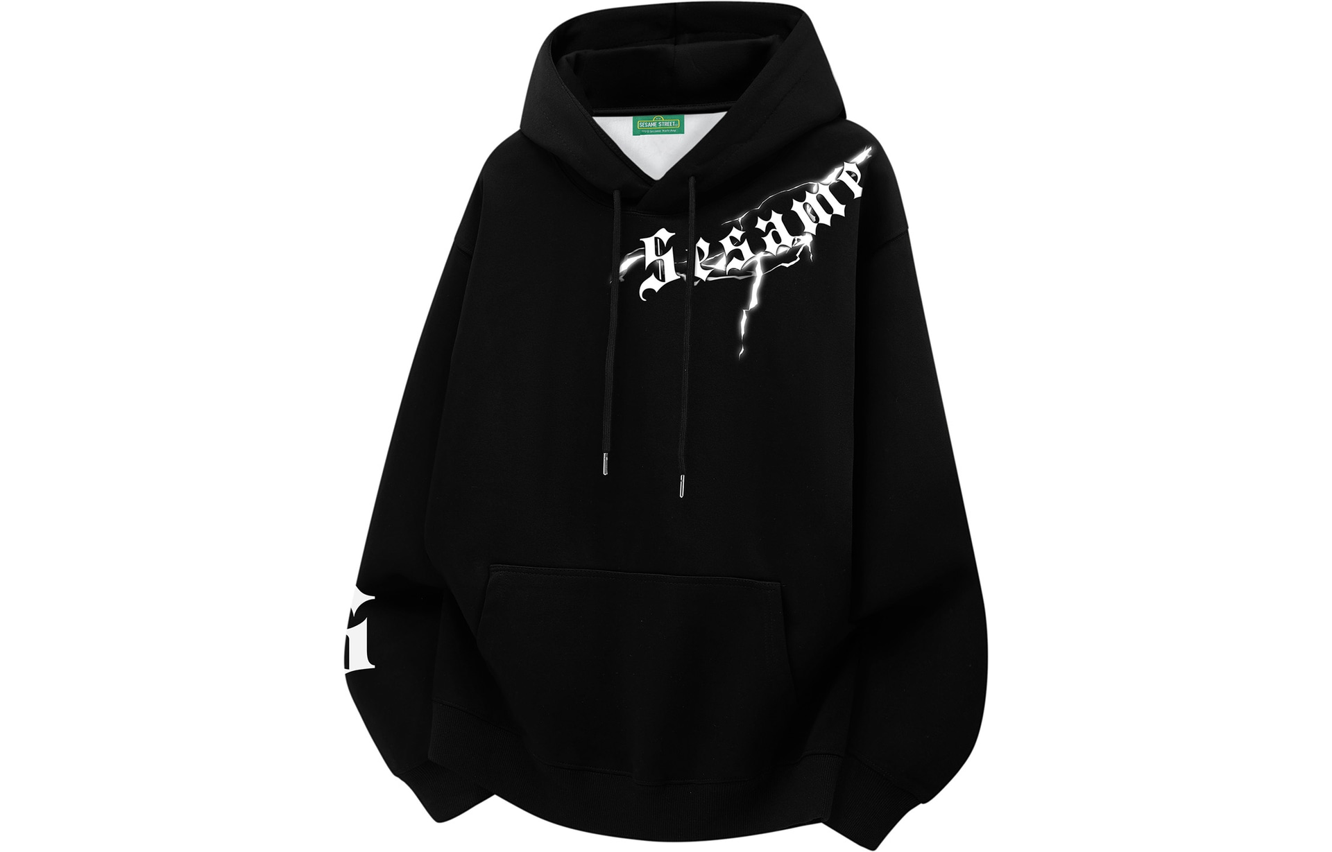 SESAME STREET/芝麻街 Sesame Street Gothic Logo Hoodie
