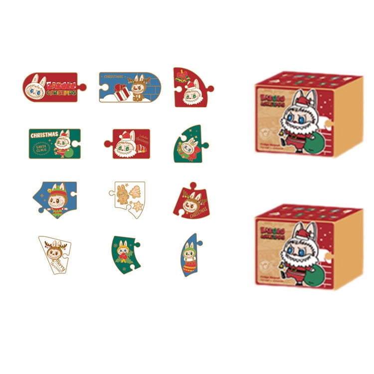 Pop Mart LABUBU Christmas Fridge Magnet Blind Box — фото 5