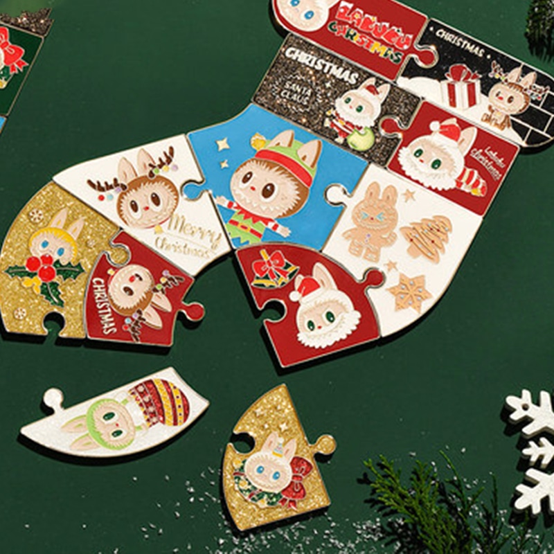 Pop Mart LABUBU Christmas Fridge Magnet Blind Box — фото 2