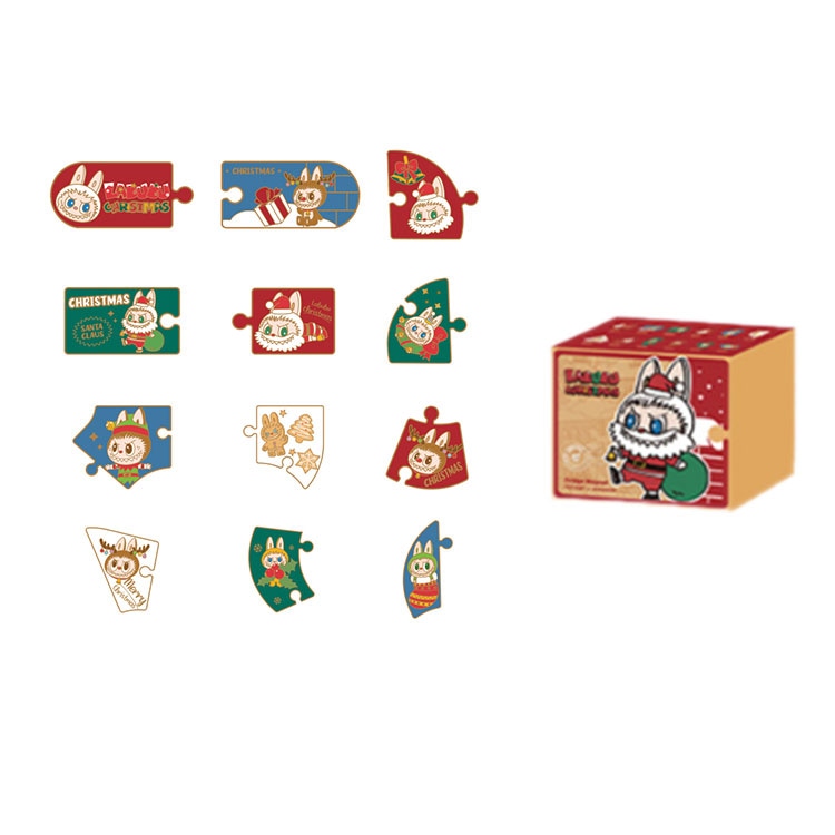 Pop Mart LABUBU Christmas Fridge Magnet Blind Box