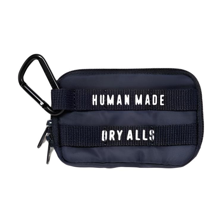 HUMAN MADE Navy Nylon Card Holder