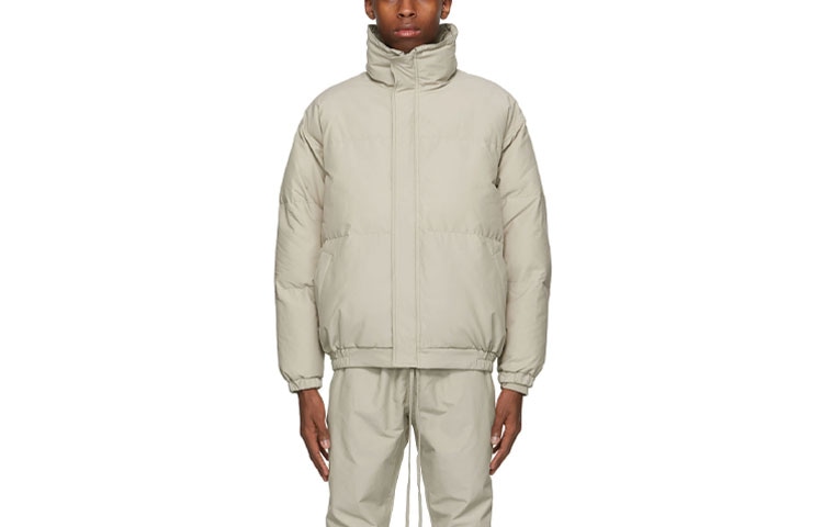 Fear of God Essentials Puffer Jacket Olive