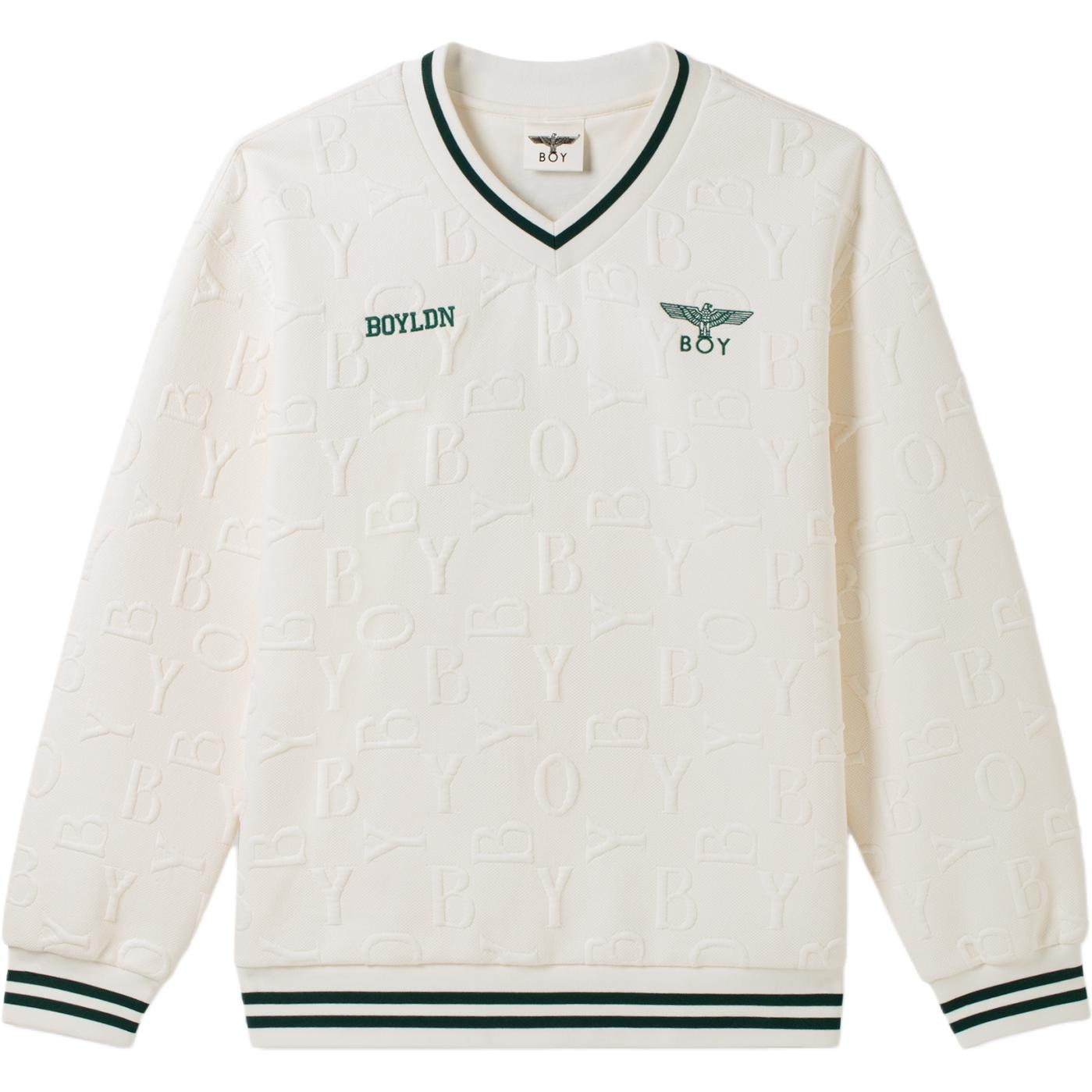Boy London Logo V-Neck Sweatshirt