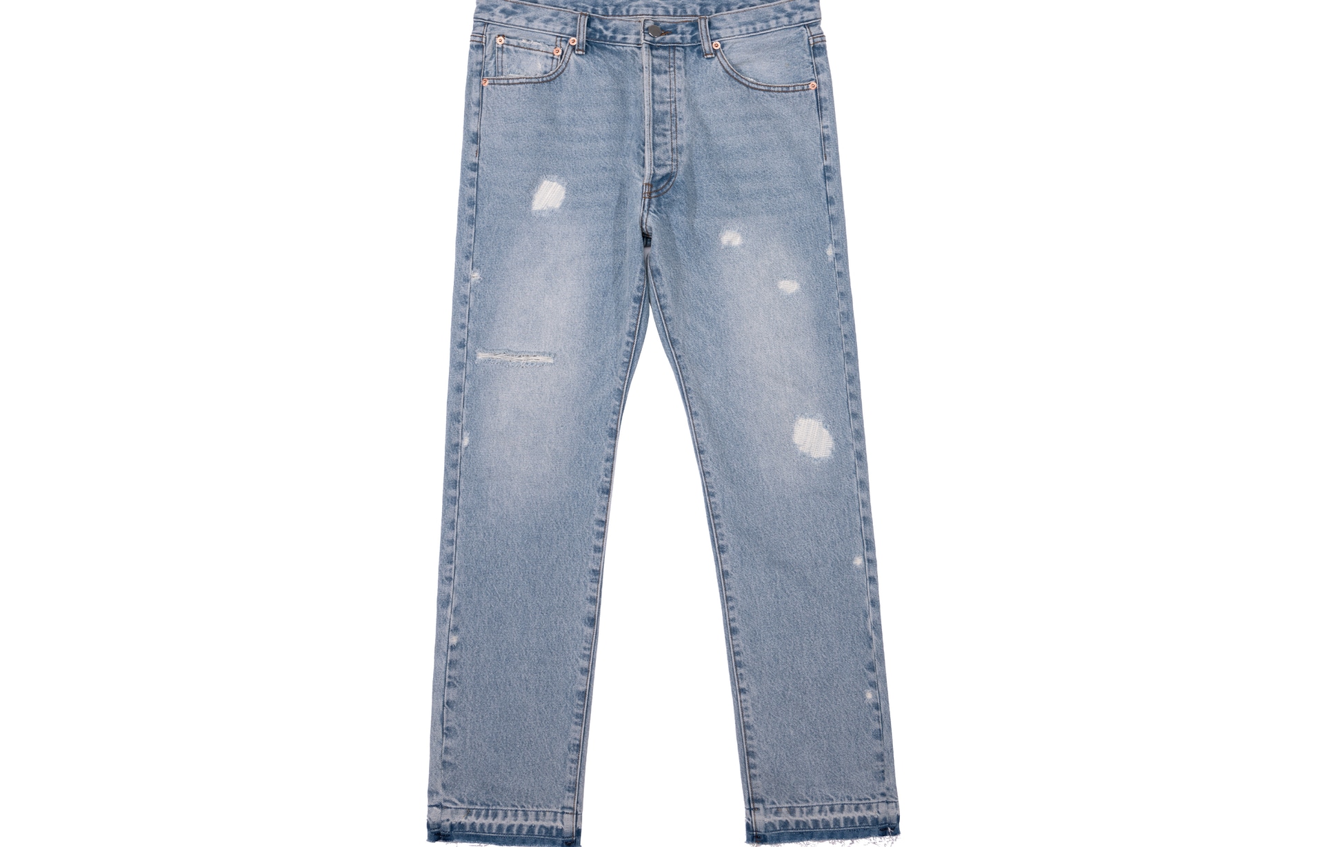 AFGK SS22 Distressed Jeans Blue