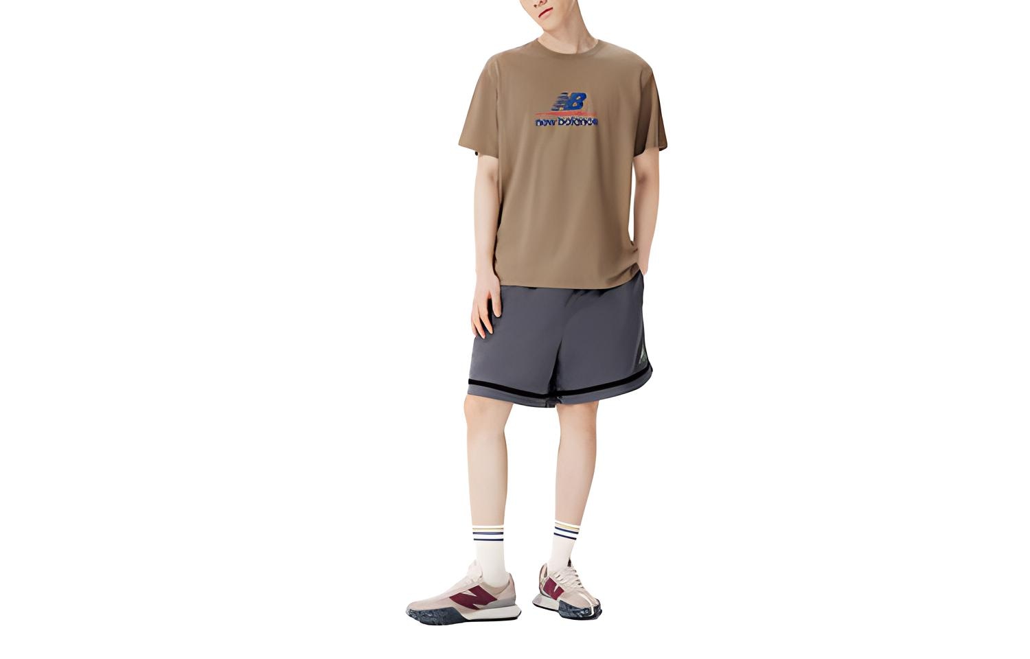 Брюки New Balance x nice rice Gradient Logo Shorts