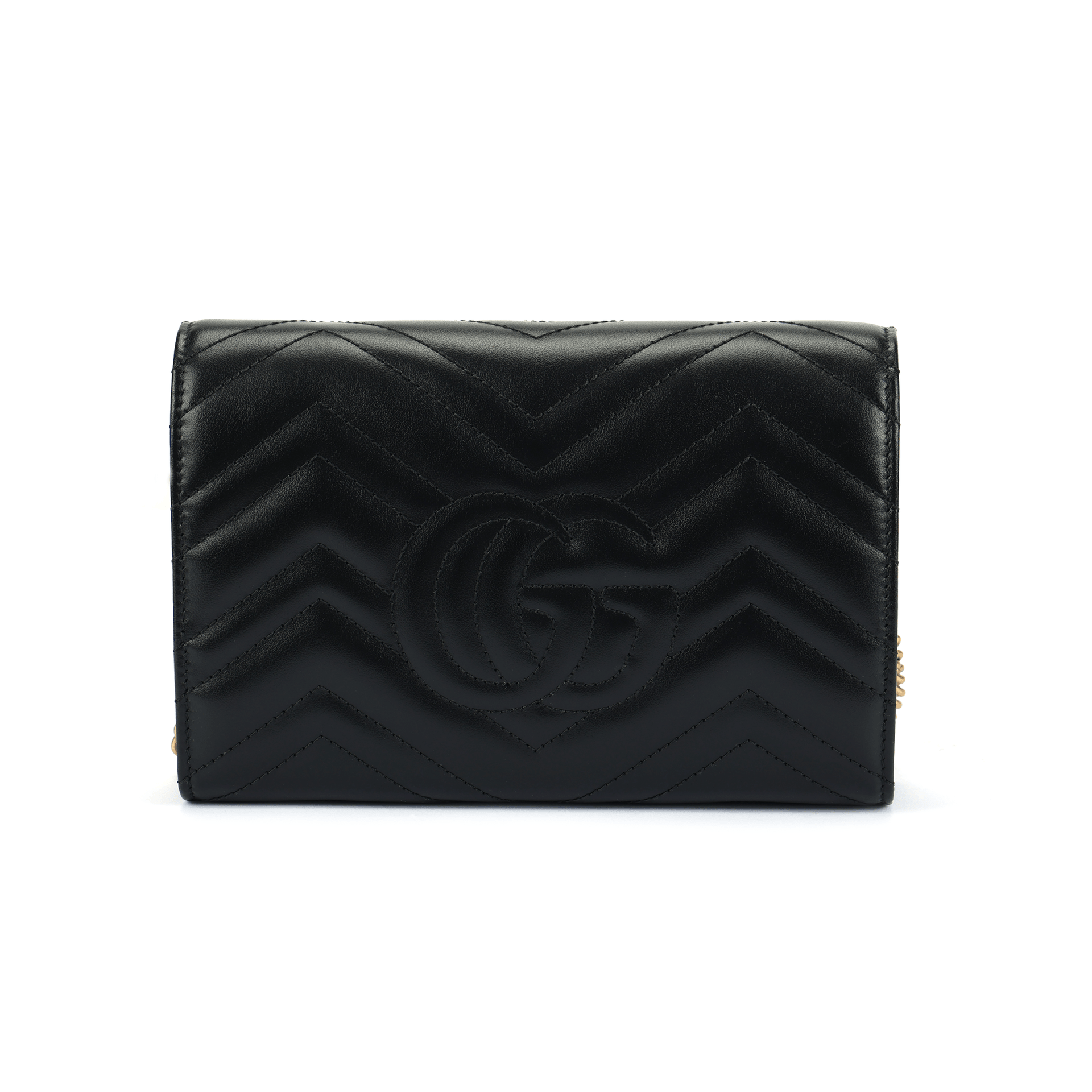 Gucci GG Marmont Mini Envelope Bag Black — фото 2