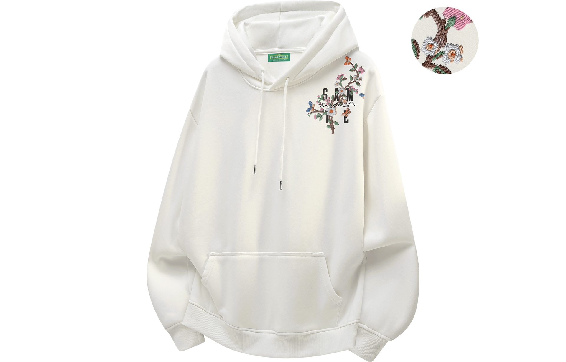Sesame Street Floral Logo Hoodie — фото 9