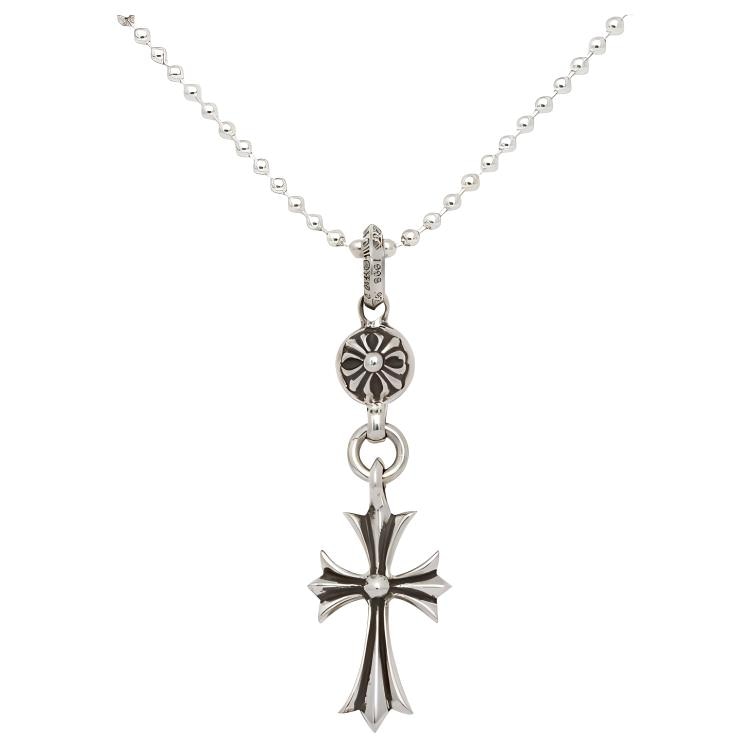 Chrome Hearts Cross Pendant Necklace Silver