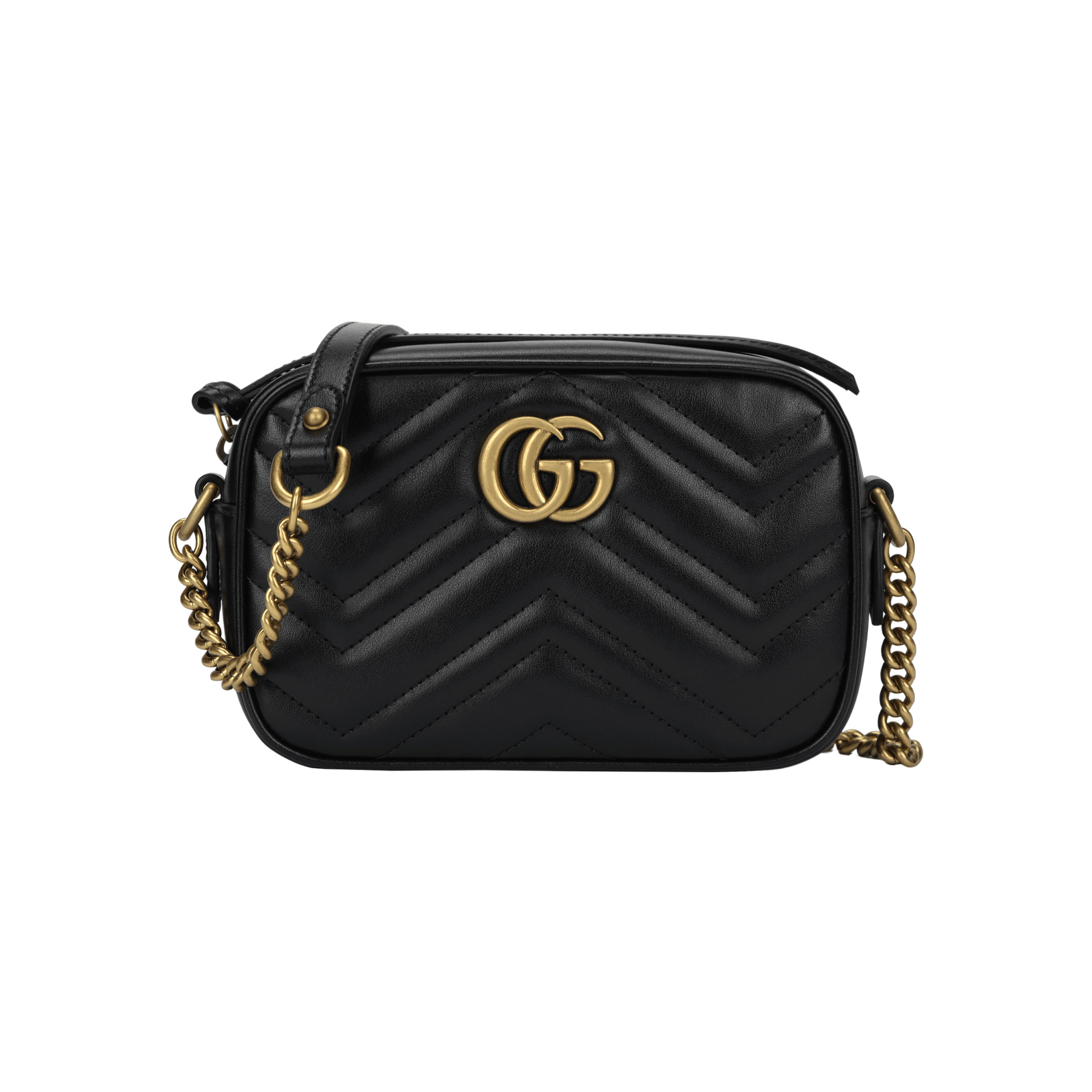 GUCCI/古驰 Gucci GG Marmont Mini Black