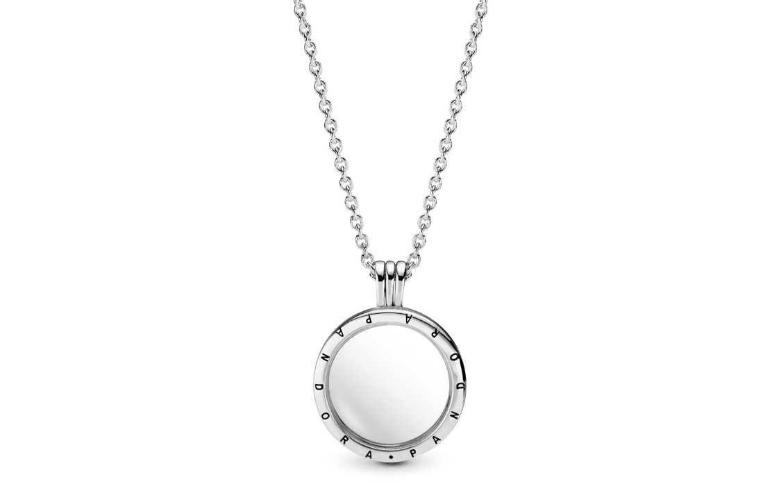 Pandora/潘多拉 Pandora Floating Box Necklace Silver
