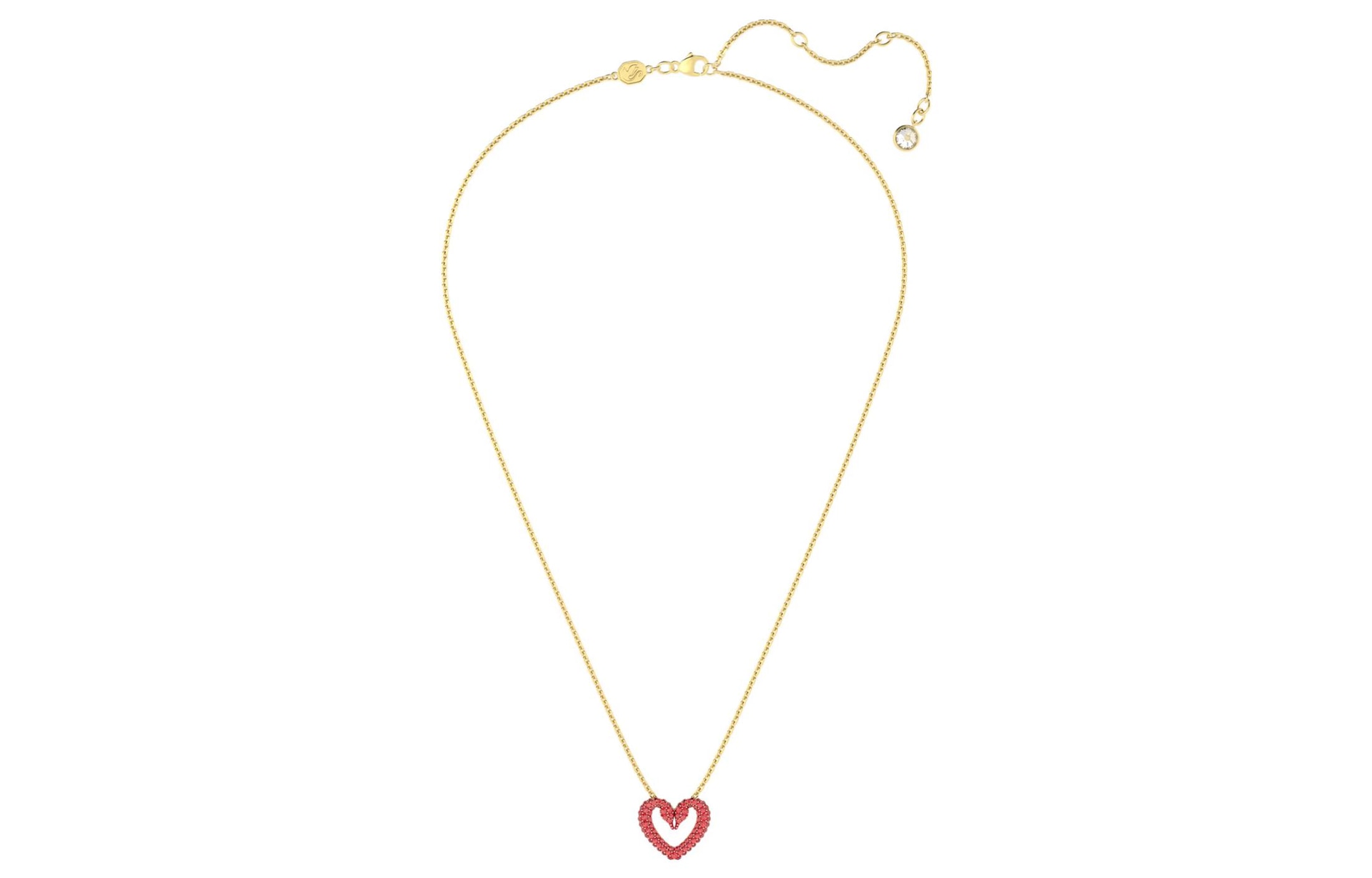 Swarovski Una Heart Pendant Small Red — фото 1