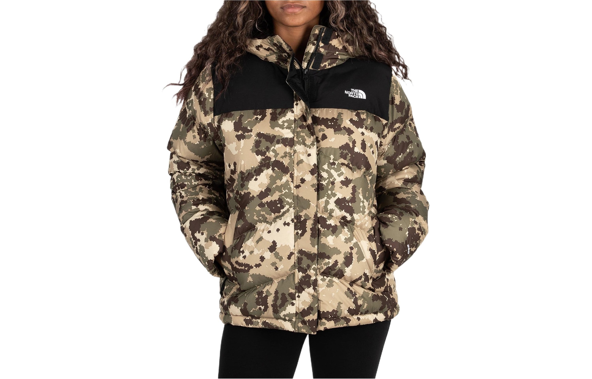 The North Face Logo Camo Down Jacket