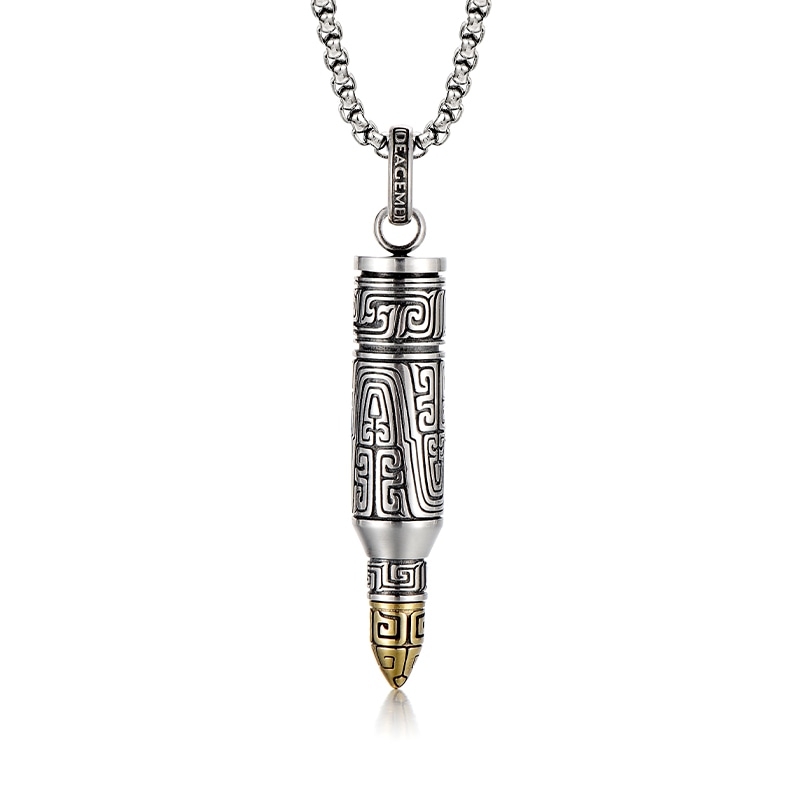 Ideagemer Bullet Pendant Necklace