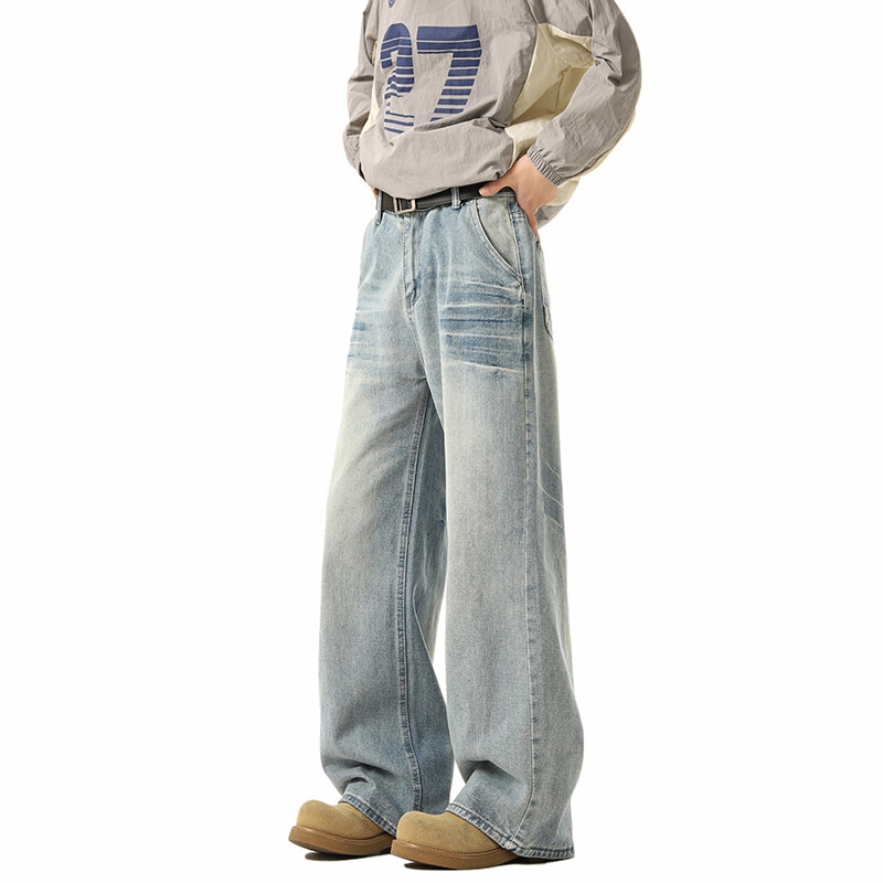 Джинсы Keirandun Vintage Washed Denim Jeans