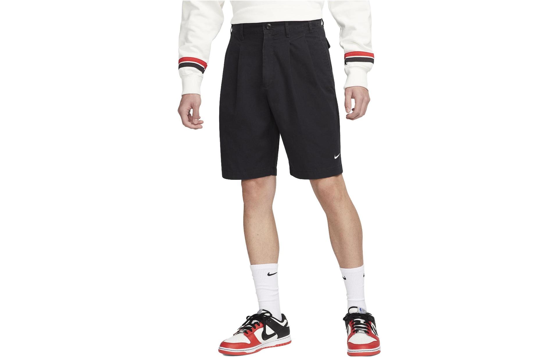 Брюки Nike Logo Print Mid-Rise Shorts