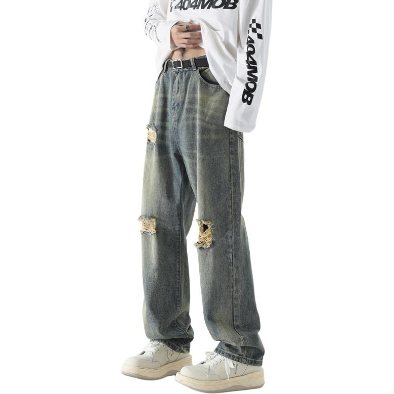 LISENPOK Vintage Blue Jeans