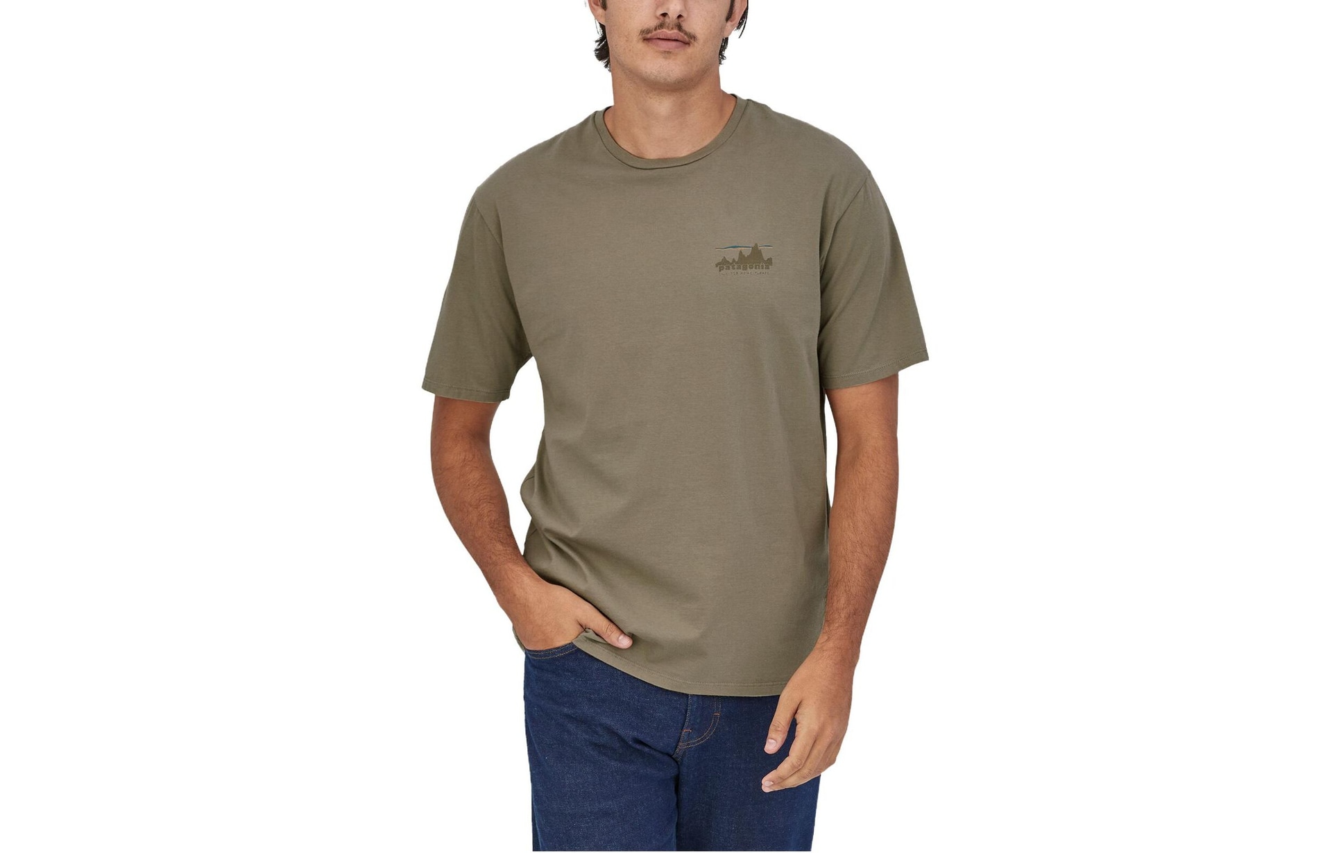 Patagonia Men's '73 Skyline Organic T-Shirt LogoT — фото 11