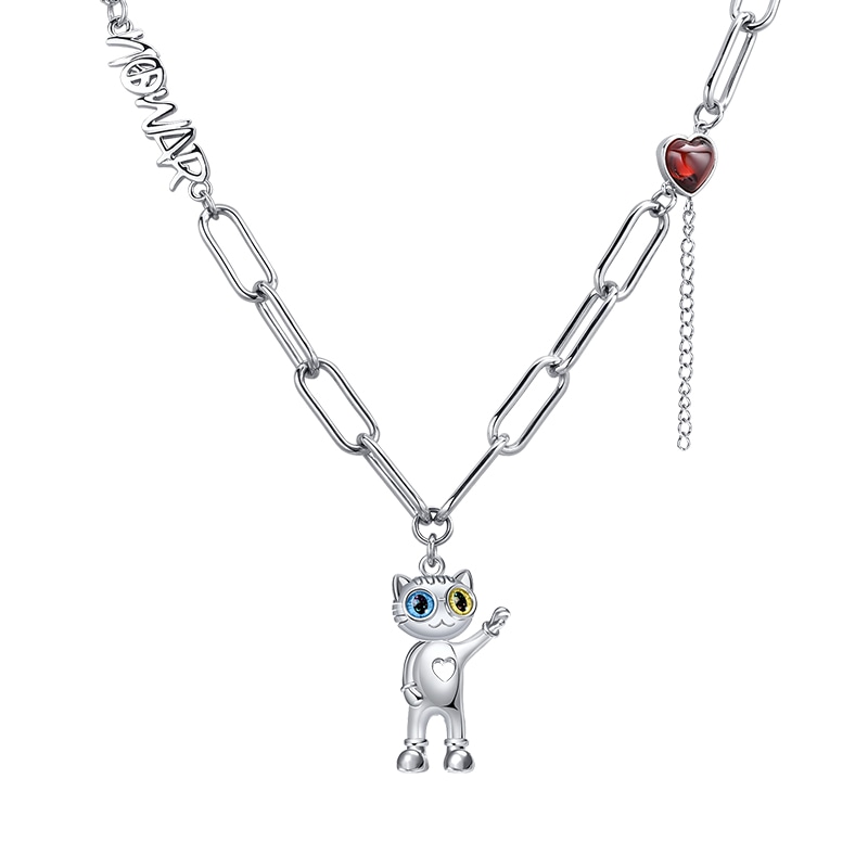 PEACE & CAT Banksy Balloon Necklace