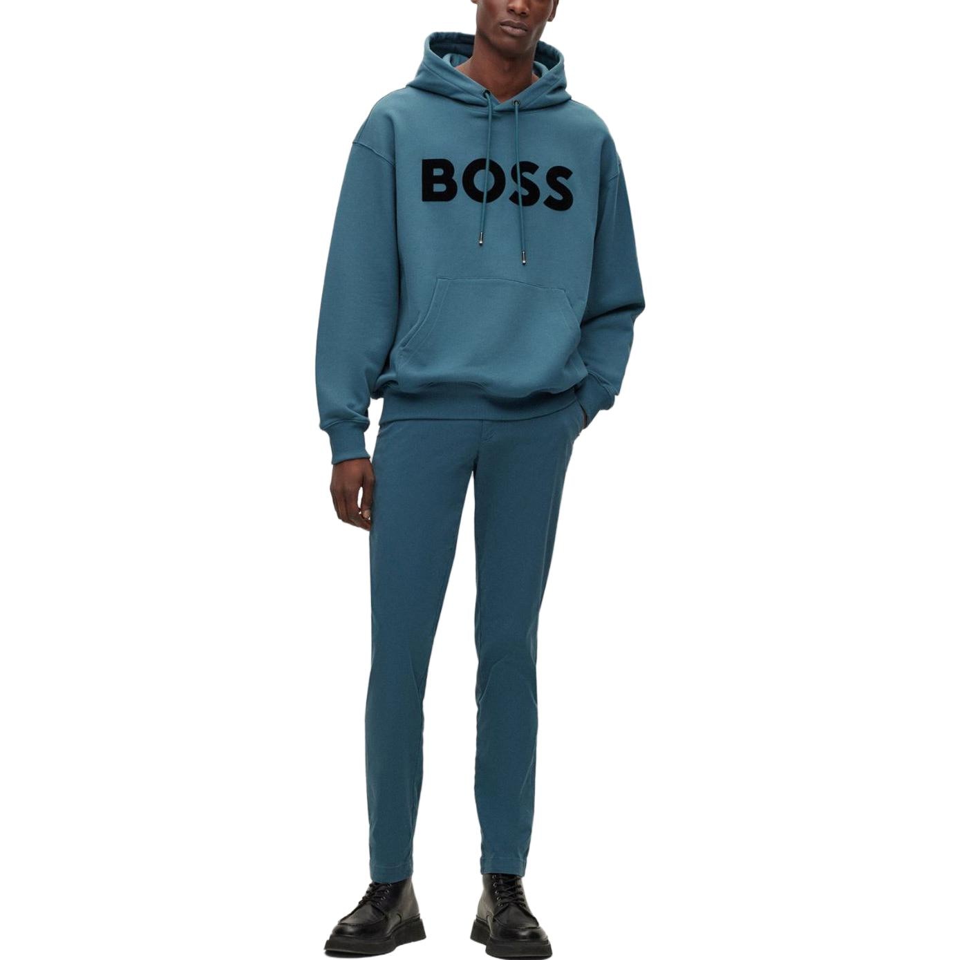 Hugo Boss Hooded Sweatshirt Turquoise — фото 1