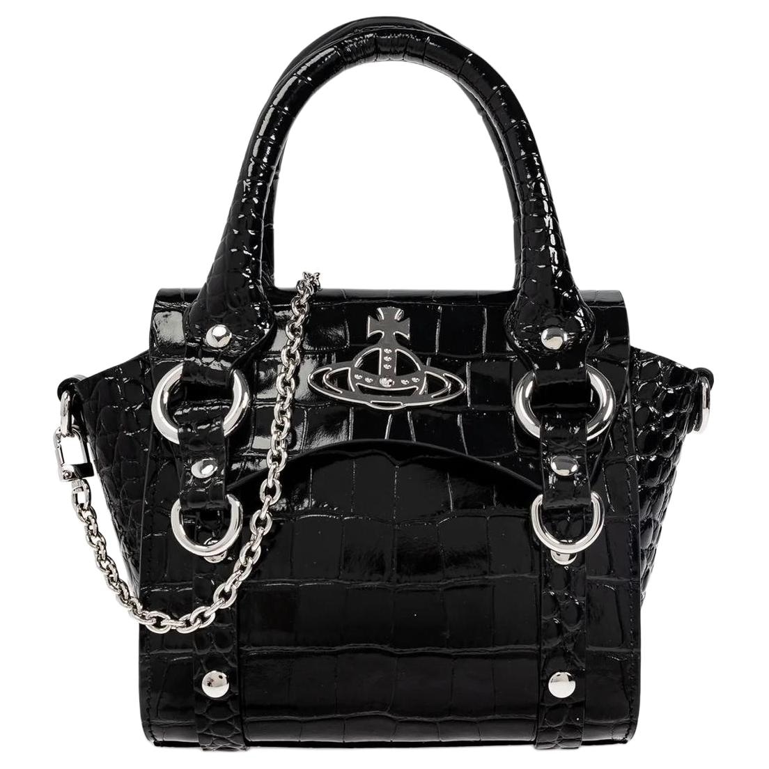 Vivienne Westwood Classic Saturn Logo Mini Handbag