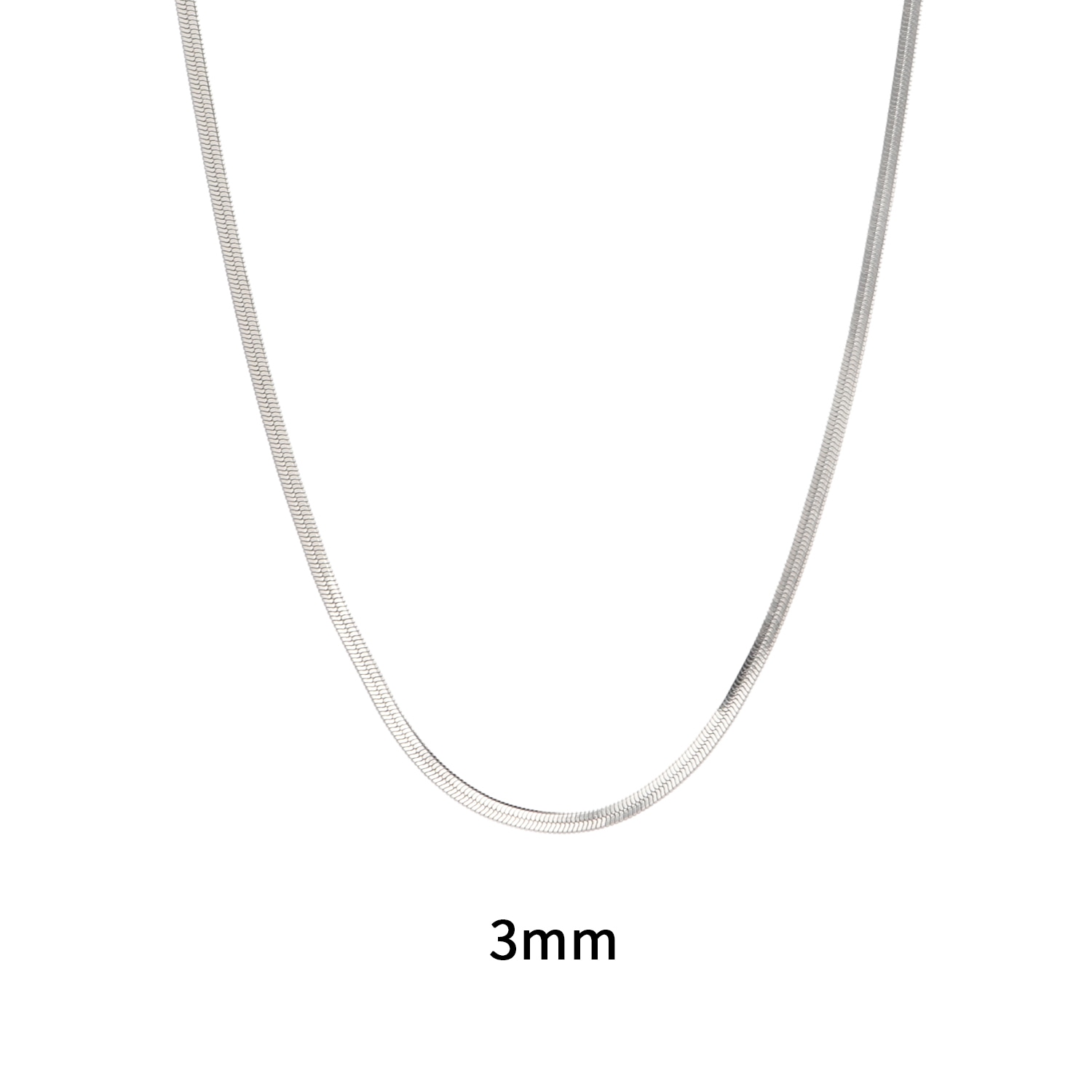 Cooraree Blade Cuban Chain Necklace Silver — фото 6