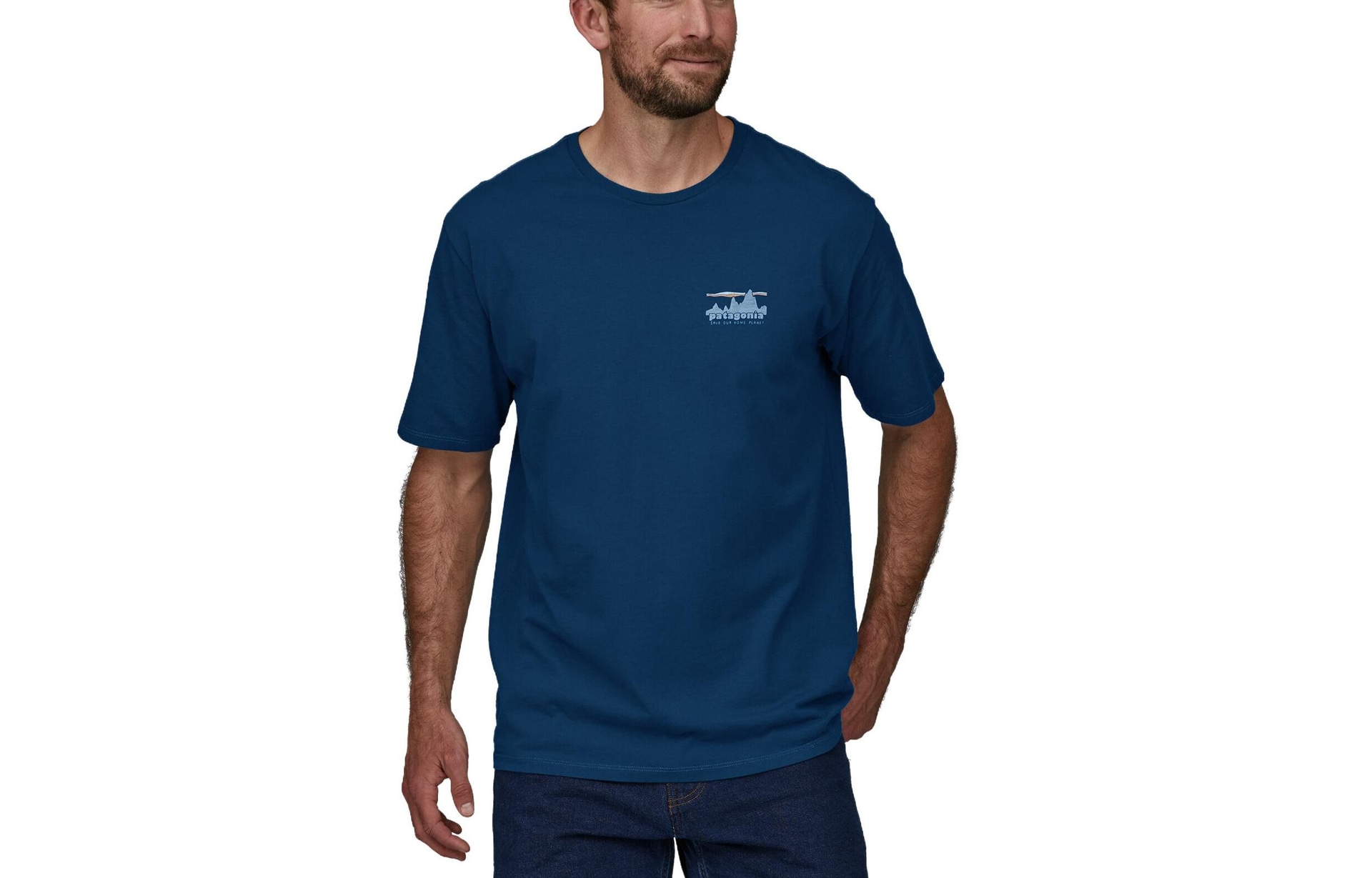 Patagonia Men's '73 Skyline Organic T-Shirt LogoT — фото 5