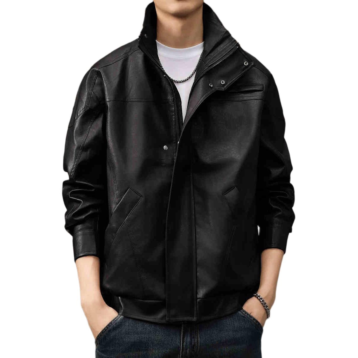 贵色 Guise Retro Biker Jacket — фото 5