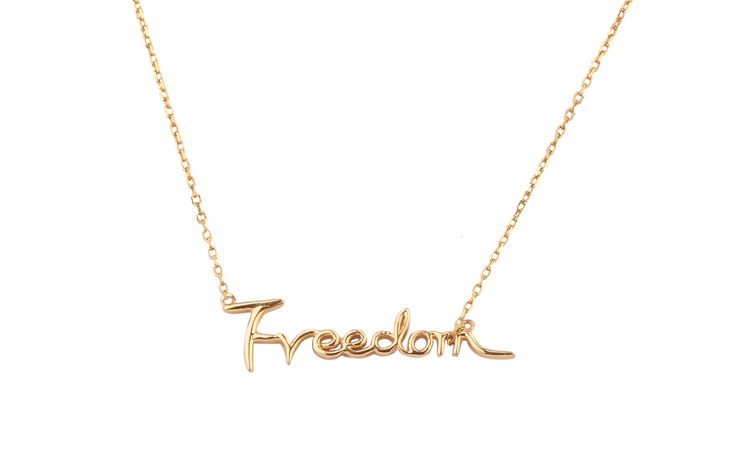 Rareme Ruomi Freedom 18k Gold Necklace
