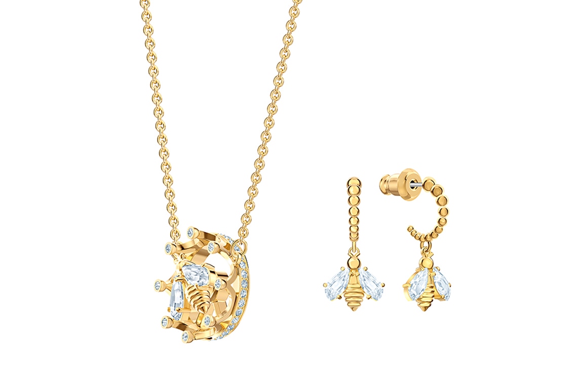 Swarovski Bee a Queen Set Rose Gold — фото 1
