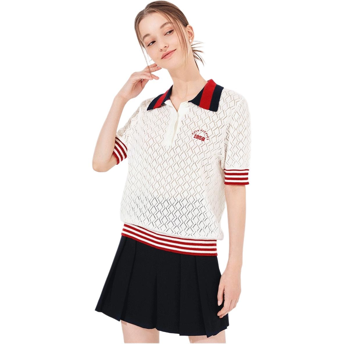 Hush Puppies/暇步士 Hush Puppies SS23 Knit T-Shirt