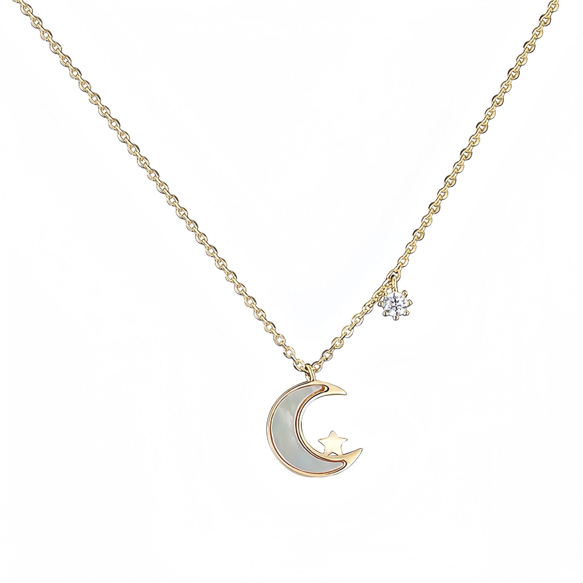 兰盈 Lanying Moon Crystal Necklace
