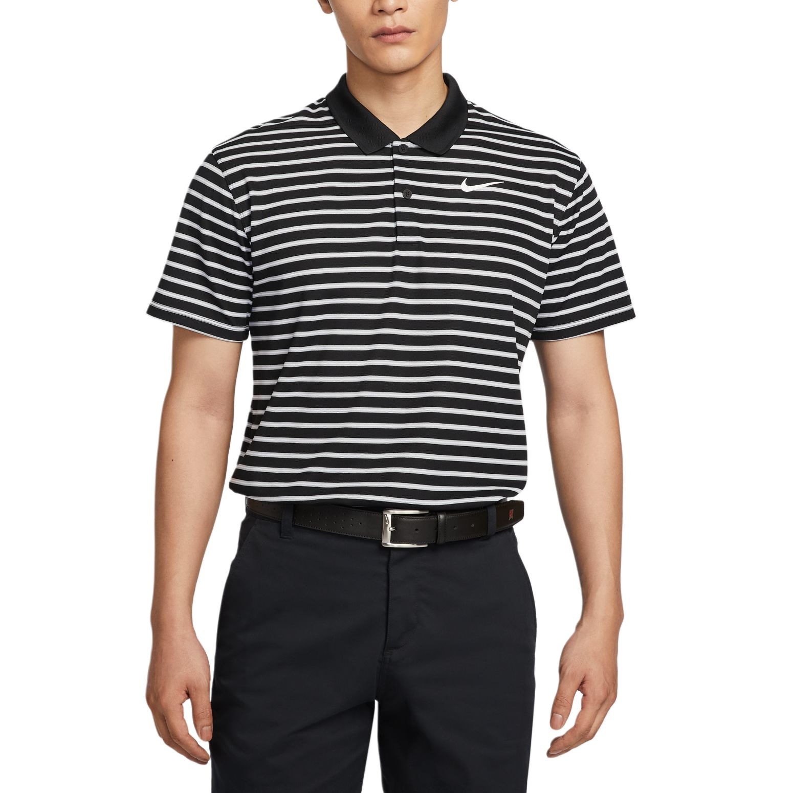 Nike Dri-FIT Victory Polo 010 Black/White — фото 2