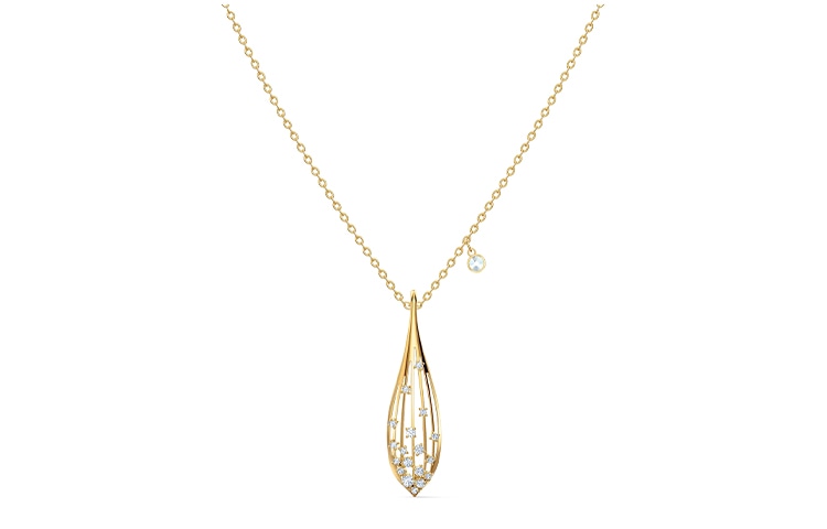 Swarovski/施华洛世奇 Swarovski Stunning Olive Necklace Gold