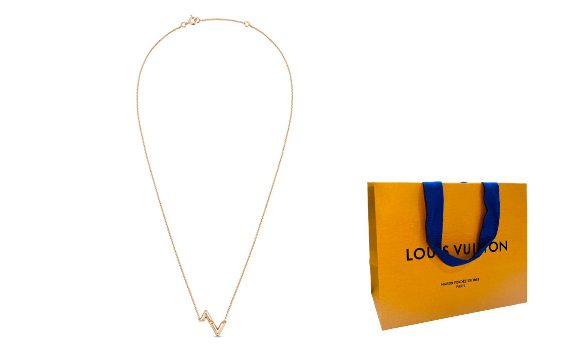 Louis Vuitton Volt 18K Necklace Pink — фото 2
