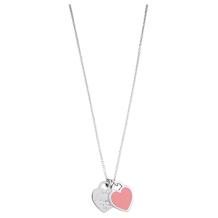 TIFFANY & CO./蒂芙尼 Tiffany & Co. Return to Tiffany Double Heart Necklace