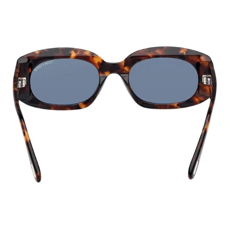 Tom Ford TF Elegant Oval Acetate Sunglasses Tortoise — фото 1