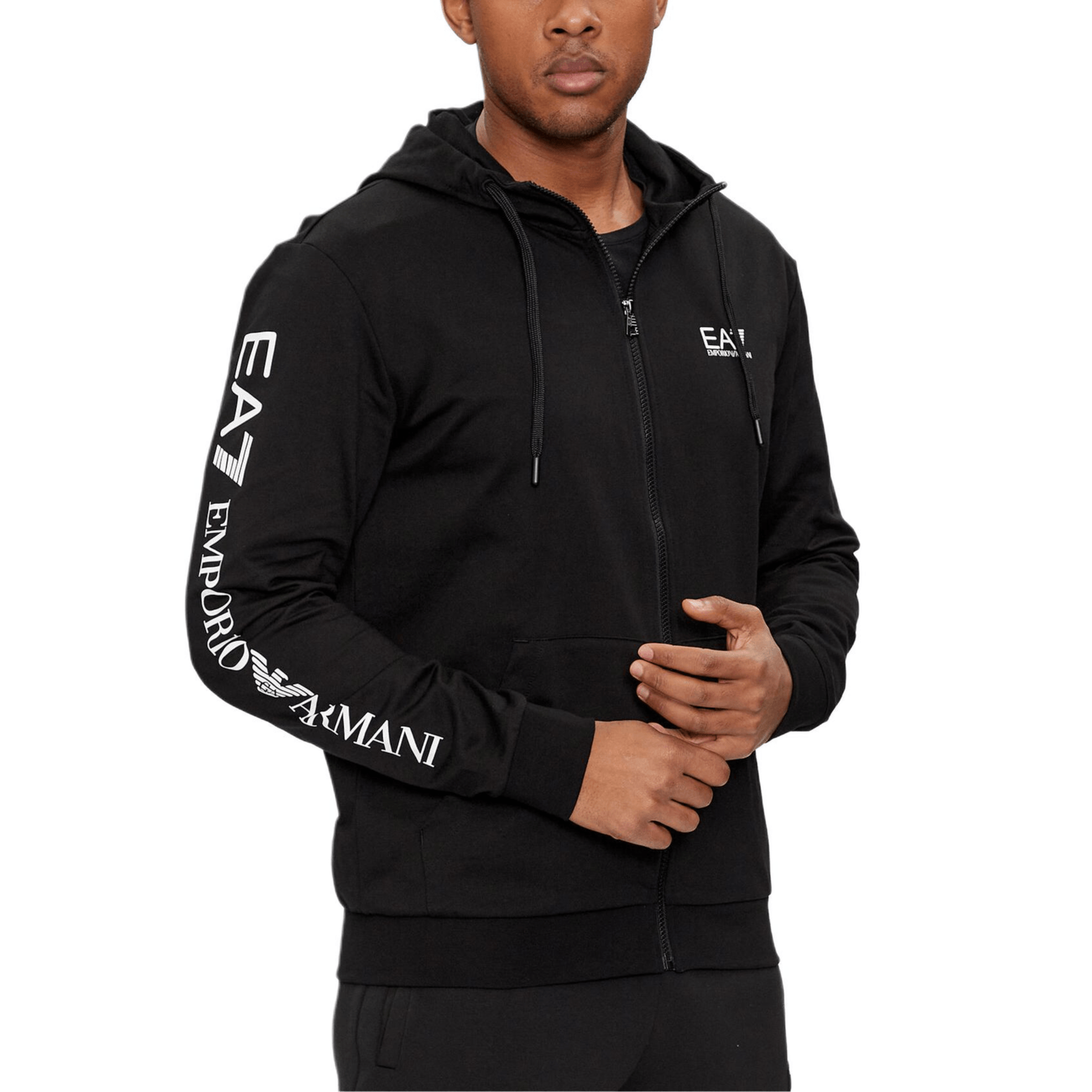 EMPORIO ARMANI/阿玛尼 Emporio Armani Letter Print Hoodie