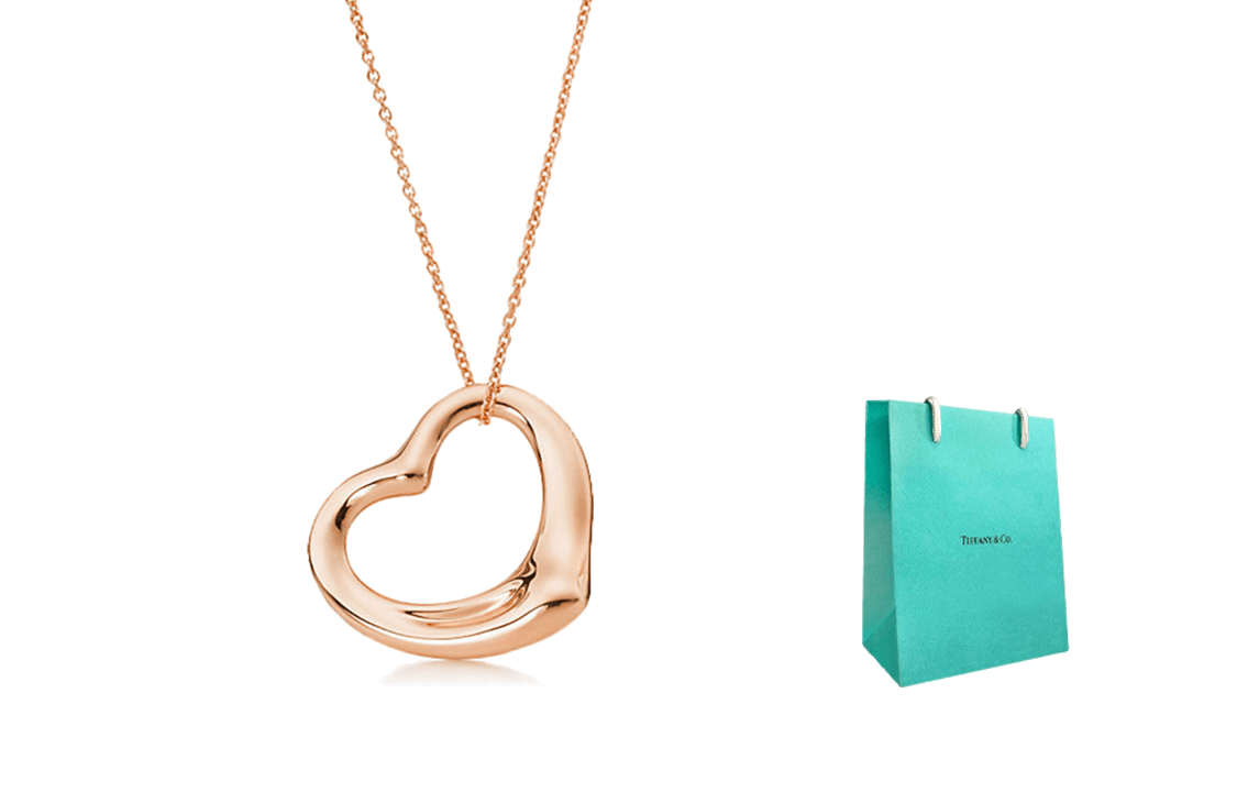 TIFFANY & CO./蒂芙尼 Tiffany & Co. Elsa Peretti Rose Gold Necklace