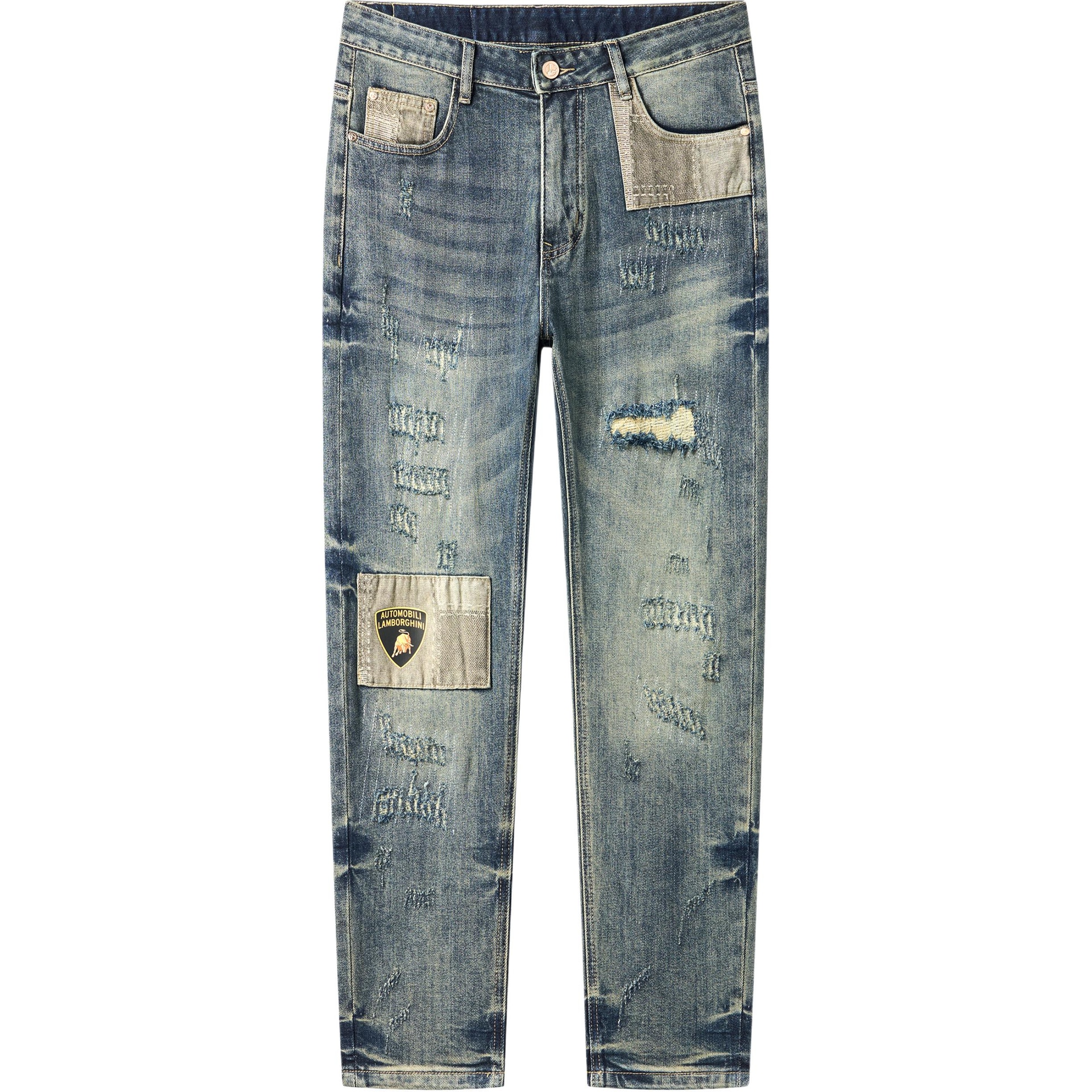 Джинсы Automobili Lamborghini baggy jeans