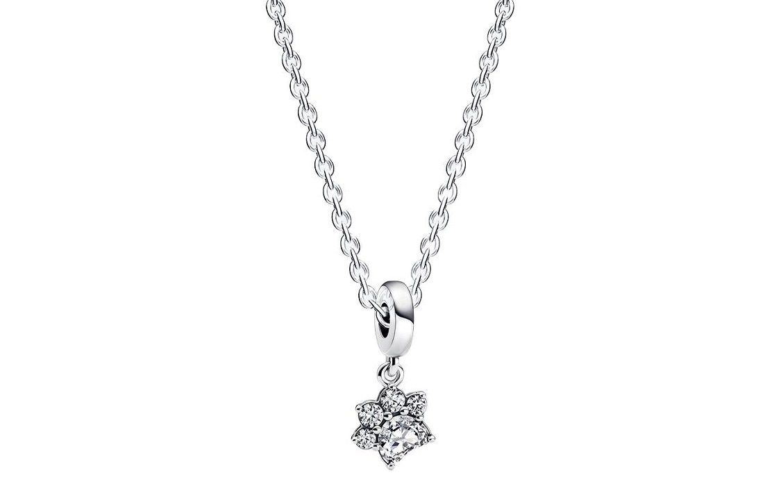 Pandora/潘多拉 Pandora Paw Print Necklace